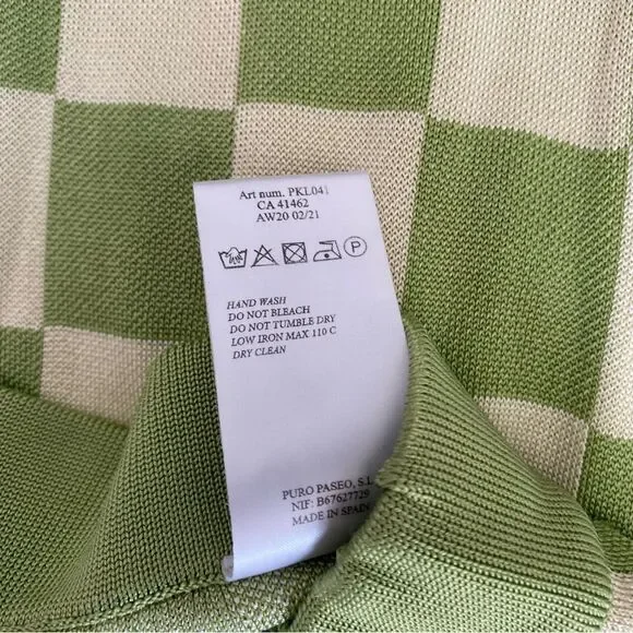 Paloma Wool Puerto Checker Knit Straight Leg Pants - Picture 4 of 6